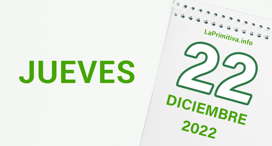 Acertantes del sorteo de La Primitiva del 22 de diciembre de 2022.