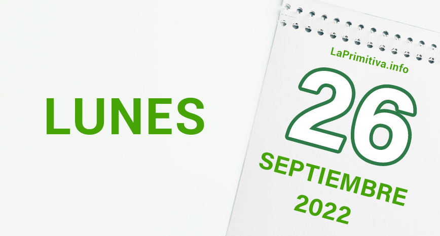 Resultados y acertantes en el sorteo de La Primitiva del lunes 26 de septiembre de 2022