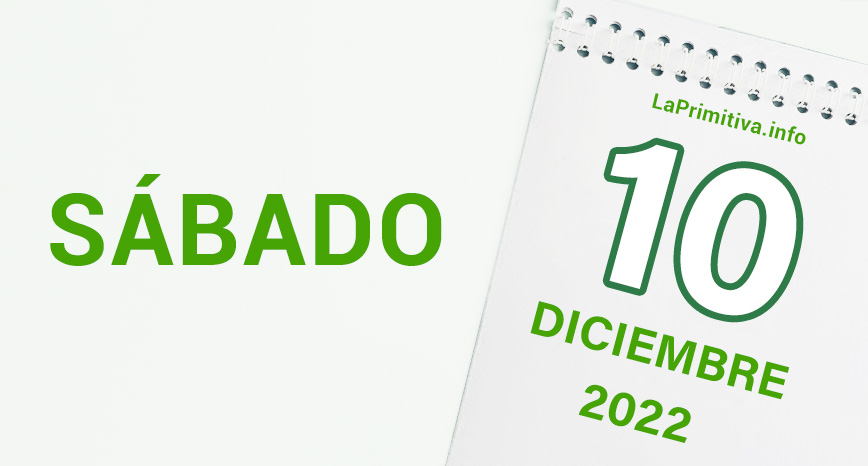 Ganadores y números premiados en la lotería Primitiva del sábado 10 de diciembre de 2022