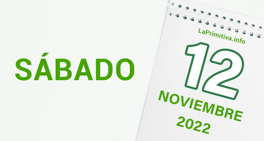 Datos sobre el sorteo de la Primitiva del sábado, 12 de noviembre de 2022