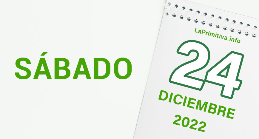 Ganadores en el sorteo de La Primitiva del sábado, día 24 de diciembre de 2022.