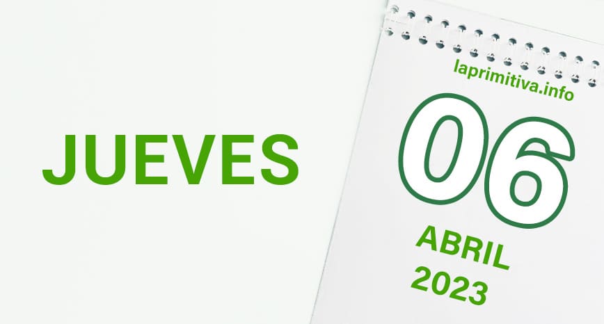 Datos del sorteo de Primitiva del jueves, 6 de abril de 2023