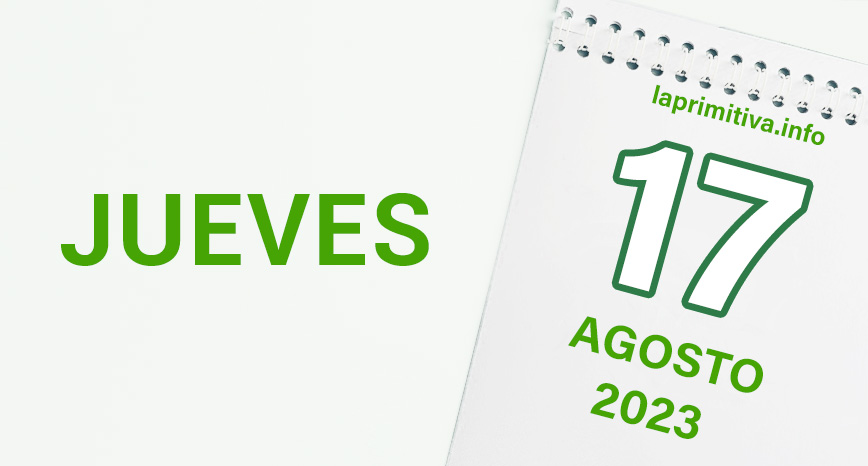 Combinación de Primitiva, jueves 17 de agosto de 2023