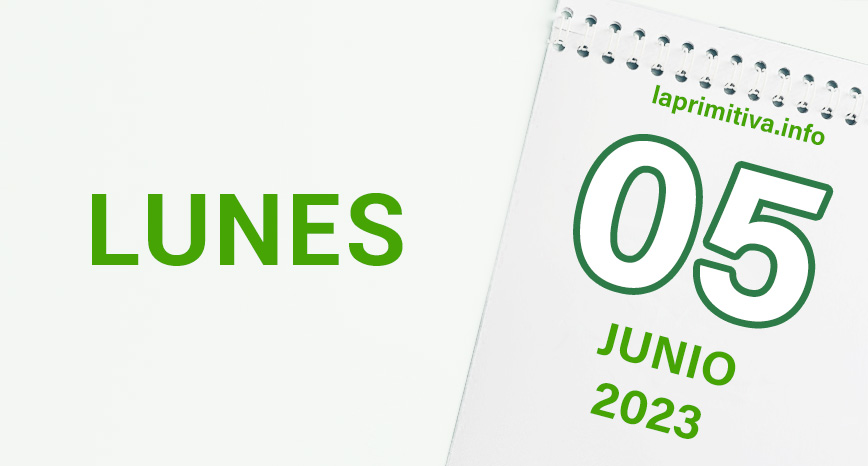 Información del sorteo de la lotería Primitiva del lunes, 5 de junio de 2023.
