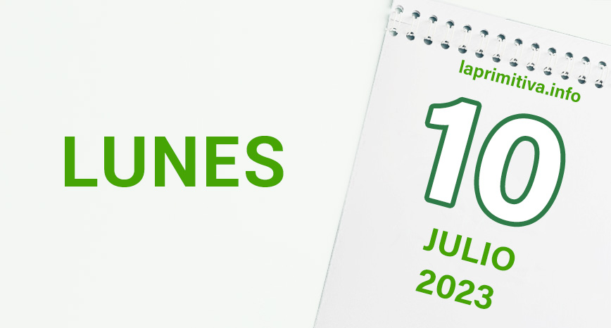 Acertantes en el sorteo de la lotería Primitiva - lunes 10 de julio de 2023