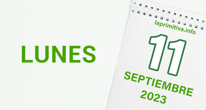 Acertantes de la Primitiva del lunes: 11 de septiembre 2023