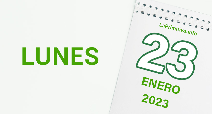 Información sobre el sorteo de La Primitiva del lunes, 23 de enero de 2023