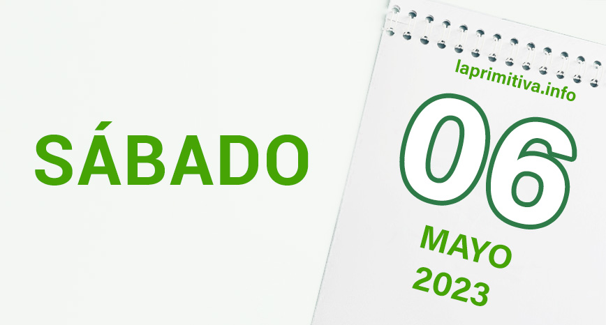 Escrutinio de La Primitiva, sorteo del sábado, día 6 de mayo de 2023