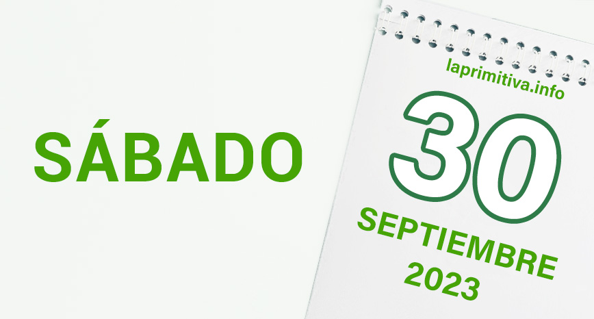 Premios de Primitiva - 30 de septiembre de 2023