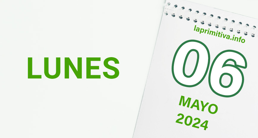 La Primitiva, lunes 6 mayo de 2024