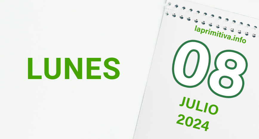 La Primitiva, lunes 8 de julio 2024