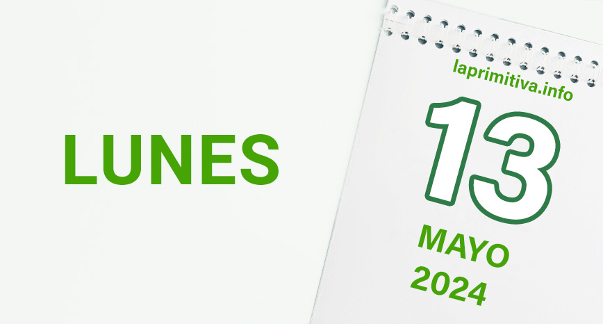 La Primitiva, lunes 13 mayo de 2024