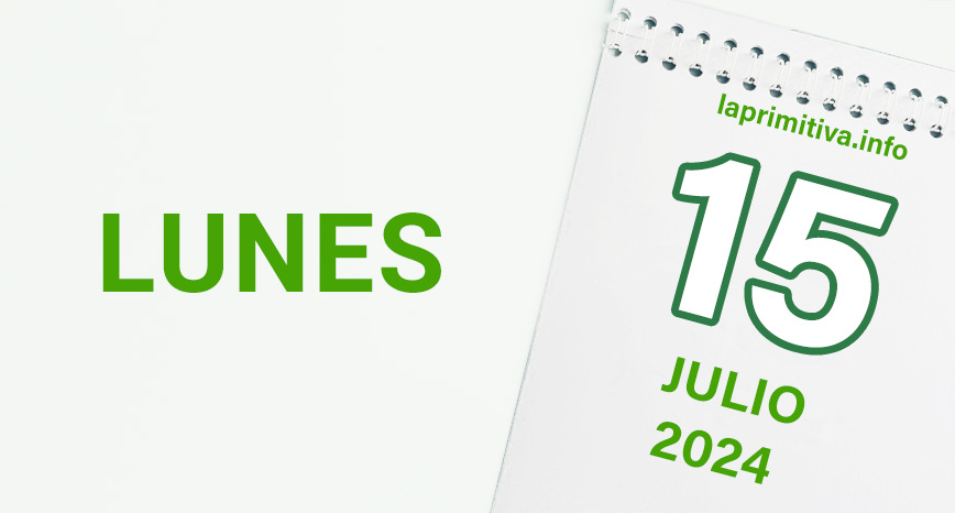La Primitiva, lunes 15 de julio 2024