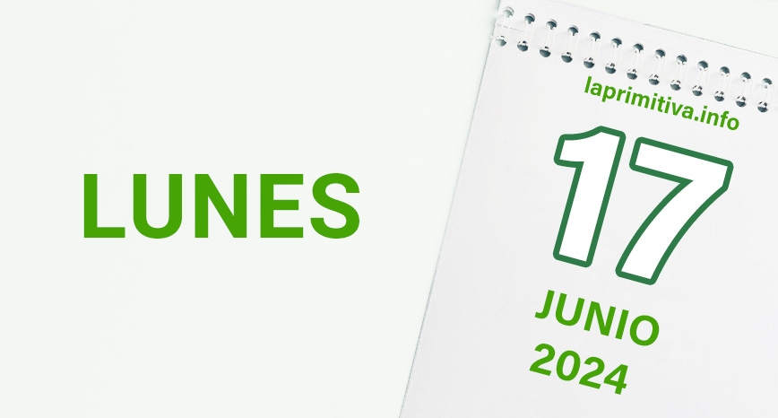 La Primitiva, lunes 17 de junio 2024