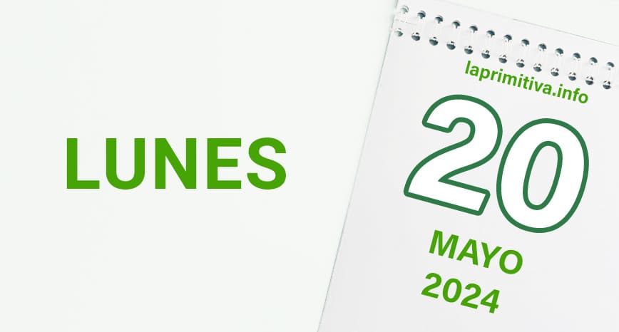 La Primitiva, lunes 20 mayo de 2024