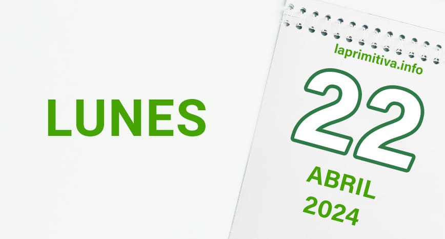 Lotería Primitiva, datos del sorteo del 22 de abril 2024