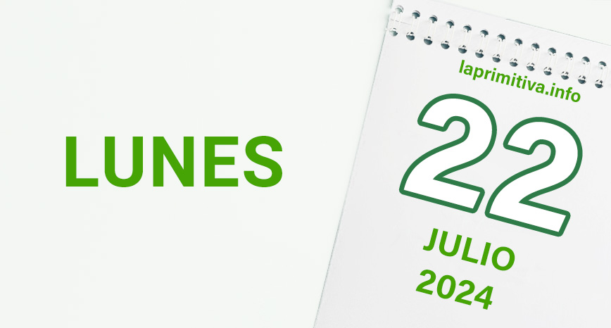 La Primitiva, lunes 22 de julio 2024