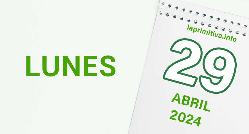 Lotería Primitiva, datos del sorteo del 29 de abril 2024