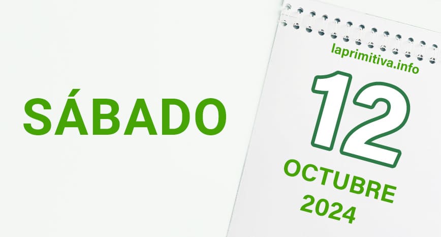 La Primitiva, sábado 12 de octubre 2024