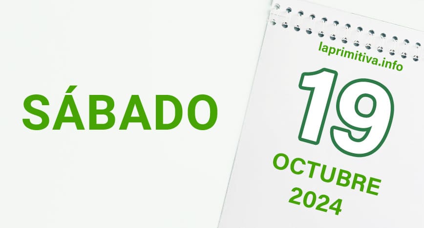 La Primitiva, sábado 19 de octubre 2024