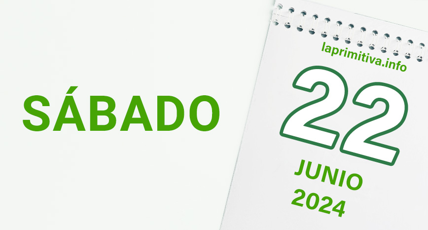 La Primitiva, sabado 22 junio de 2024