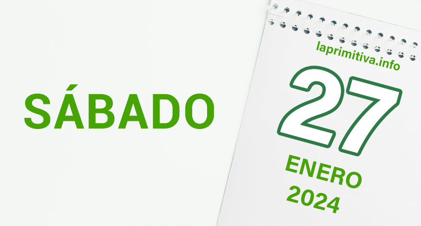 Sorteo de La Primitiva, premios del sábado 27 de enero 2024