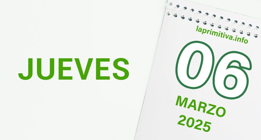 La Primitiva, jueves 6 de marzo 2025