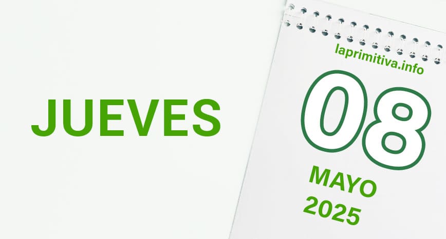 La Primitiva, jueves 8 de mayo 2025