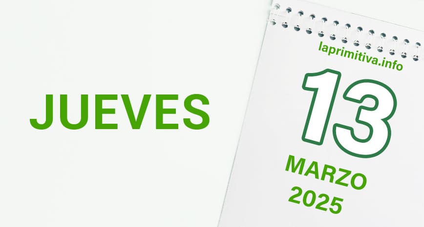 La Primitiva, jueves 13 de marzo 2025