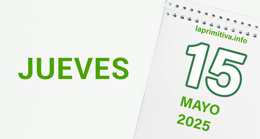 La Primitiva, jueves 15 de mayo 2025