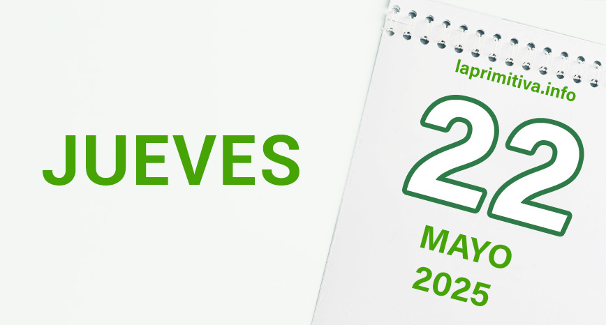 La Primitiva, jueves 22 de mayo 2025