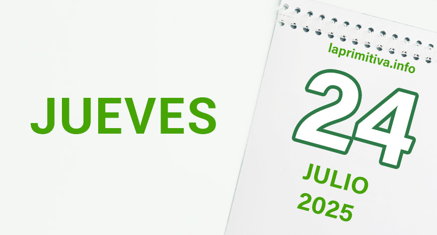 La Primitiva, jueves 24 de julio 2025