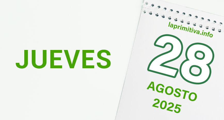 La Primitiva, jueves 28 de agosto 2025