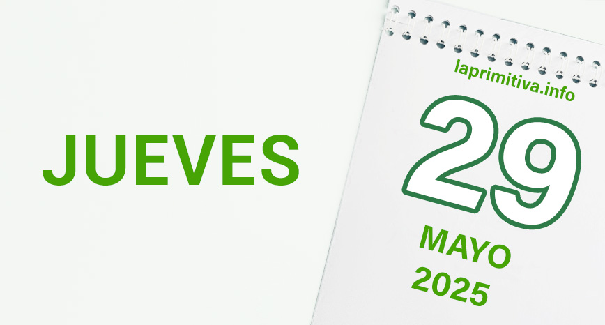 La Primitiva, jueves 29 de mayo 2025