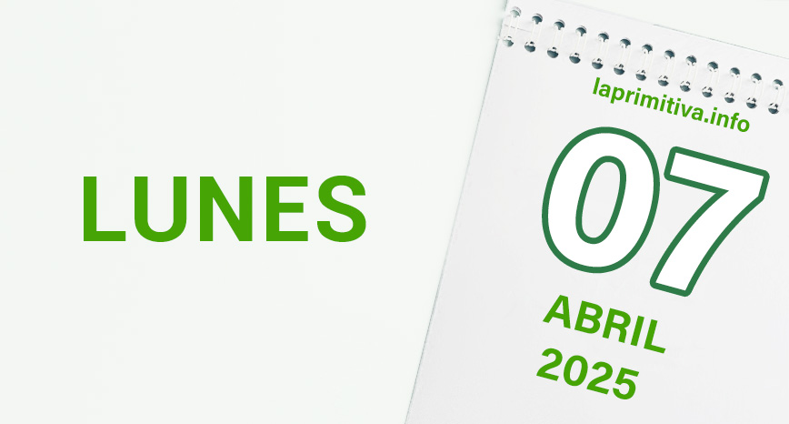 La Primitiva, lunes 7 de abril 2025
