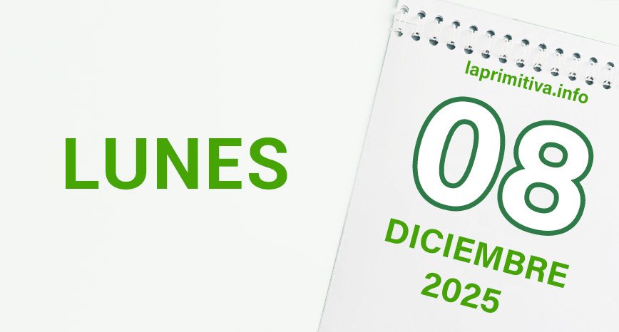 La Primitiva, lunes 8 de diciembre 2025