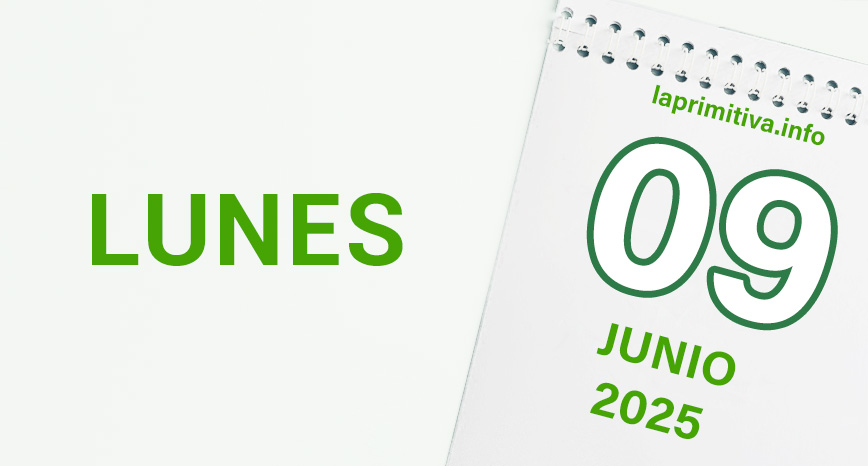 La Primitiva, lunes 9 de junio 2025