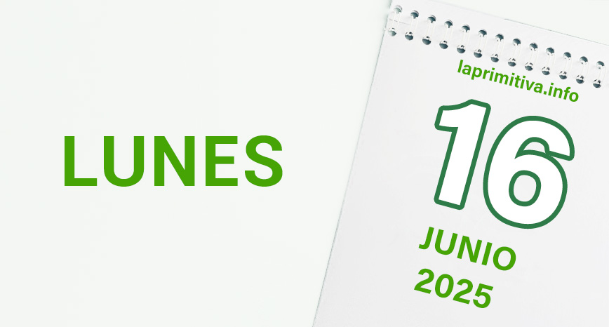 La Primitiva, lunes 16 de junio 2025