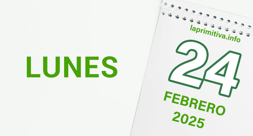 La Primitiva, lunes 24 de febrero 2025
