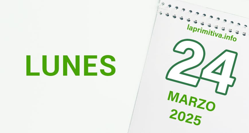 La Primitiva, lunes 24 de marzo 2025