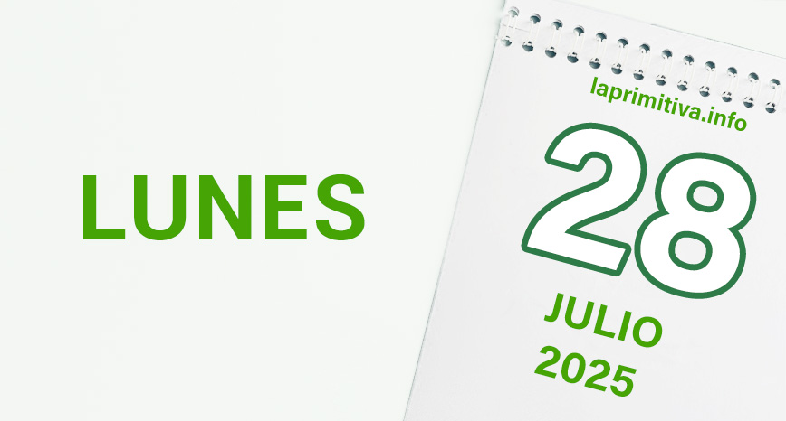 La Primitiva, lunes 28 de julio 2025