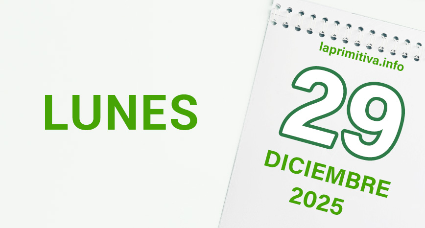 La Primitiva, lunes 29 de diciembre 2025
