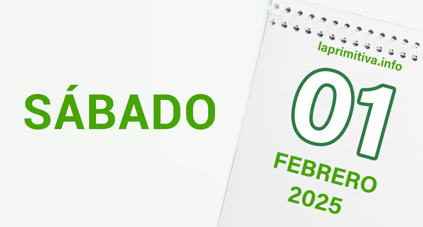 La Primitiva, sábado 1 de febrero 2025