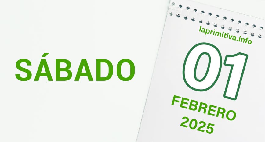 La Primitiva, sábado 1 de febrero 2025