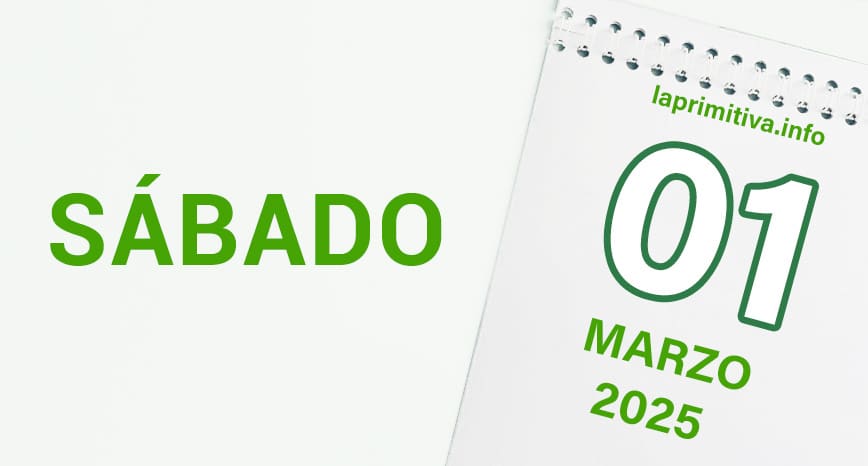 La Primitiva, sábado 1 de marzo 2025