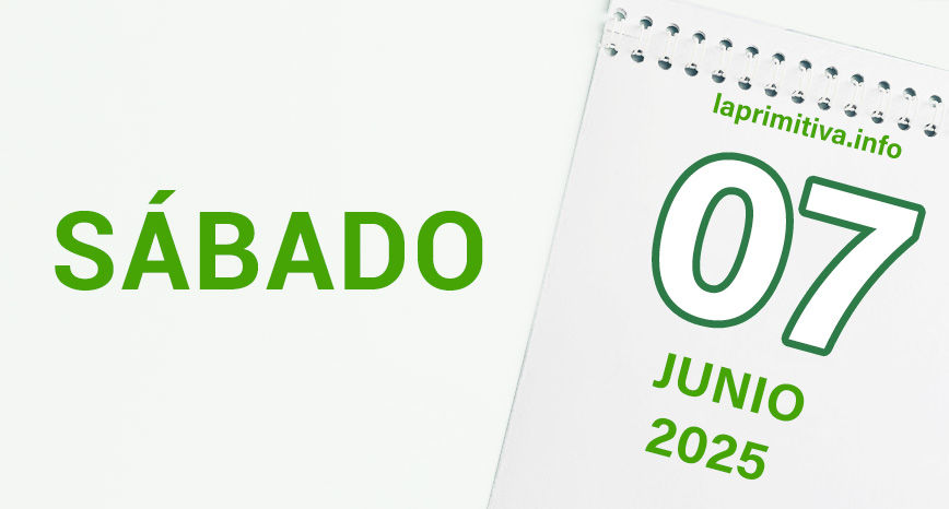 La Primitiva, sábado 7 de junio 2025