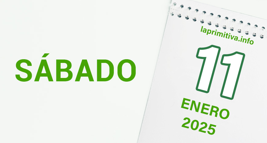 La Primitiva, sábado 11 de enero 2025