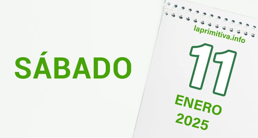La Primitiva, sábado 11 de enero 2025
