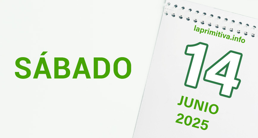 La Primitiva, sábado 14 de junio 2025