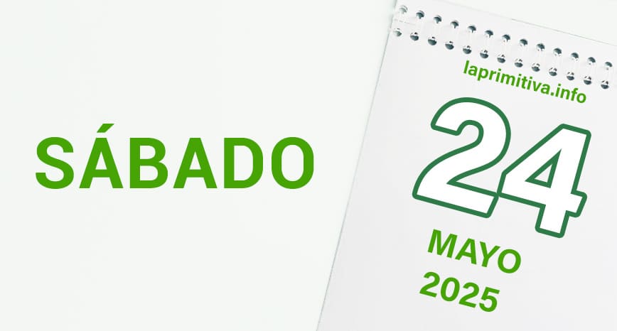 La Primitiva, sábado 24 de mayo 2025